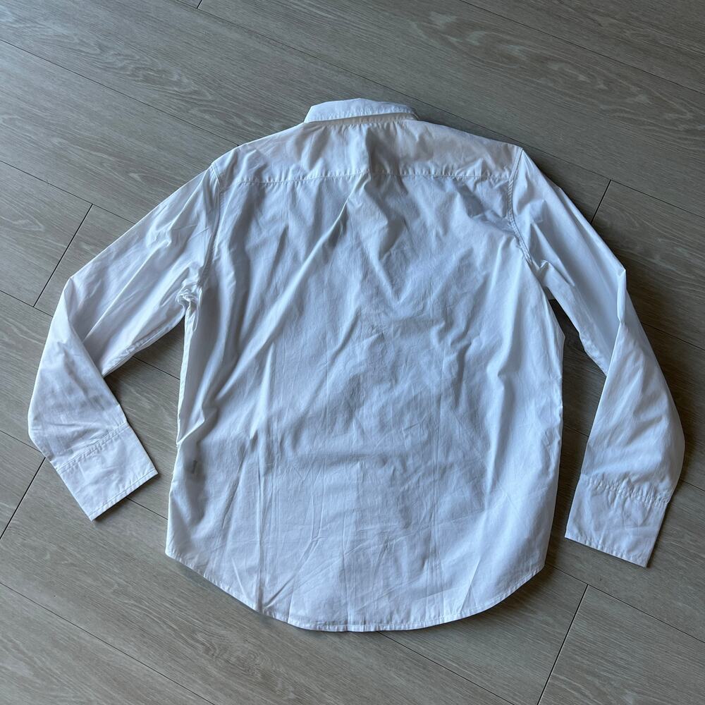 J Crew Garcon Classic Shirt In Cotton Poplin Shirt 8 White Tiny Flaw - Picture 4 of 12